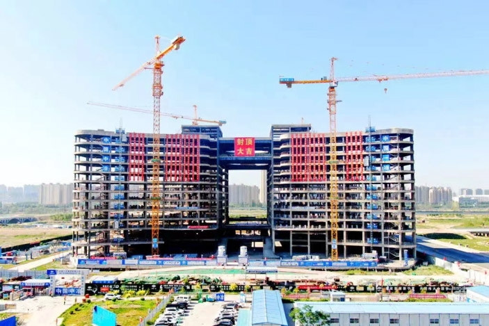 銀川絲路經(jīng)濟(jì)園領(lǐng)航大廈項(xiàng)目鋼結(jié)構(gòu)工程