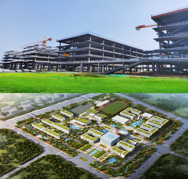 山東理工職業(yè)學(xué)院魚臺(tái)高端產(chǎn)業(yè)學(xué)院鋼結(jié)構(gòu)項(xiàng)目