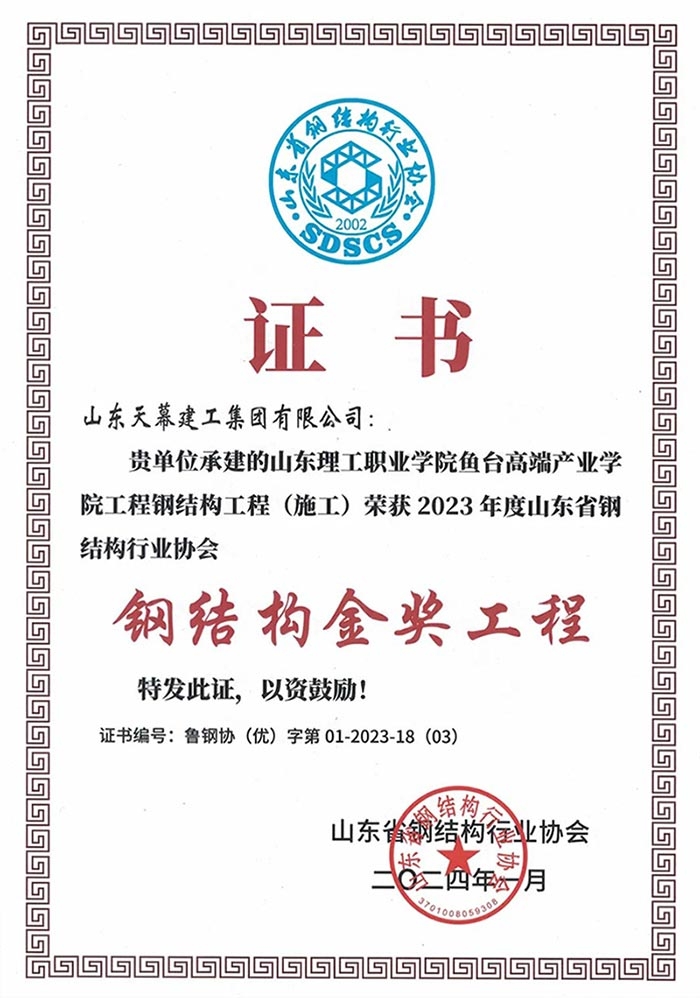 鋼結(jié)構(gòu)金獎(jiǎng)工程